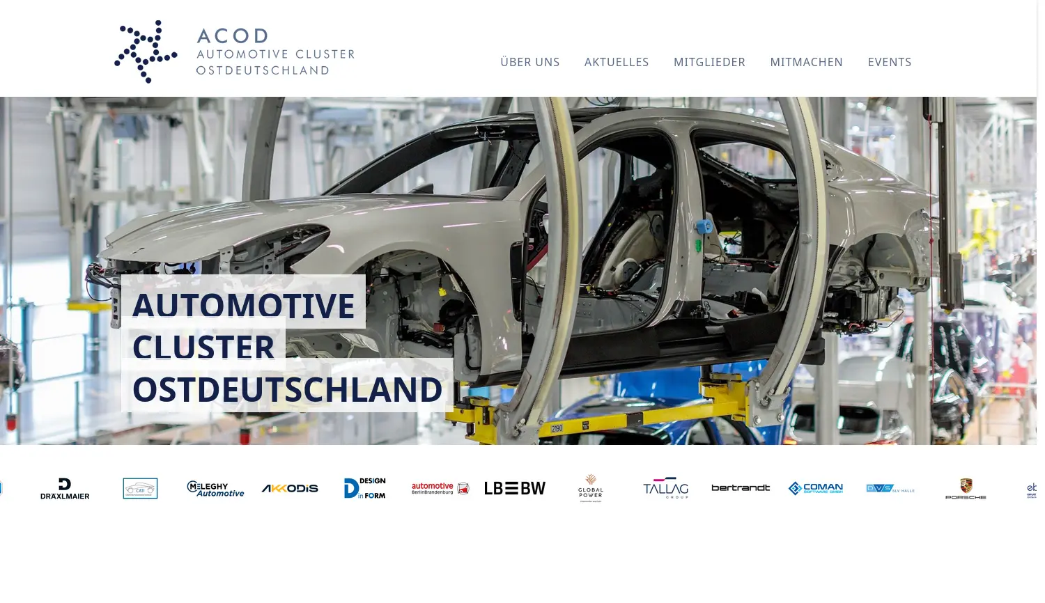 Website der Firma ACOD e.V.