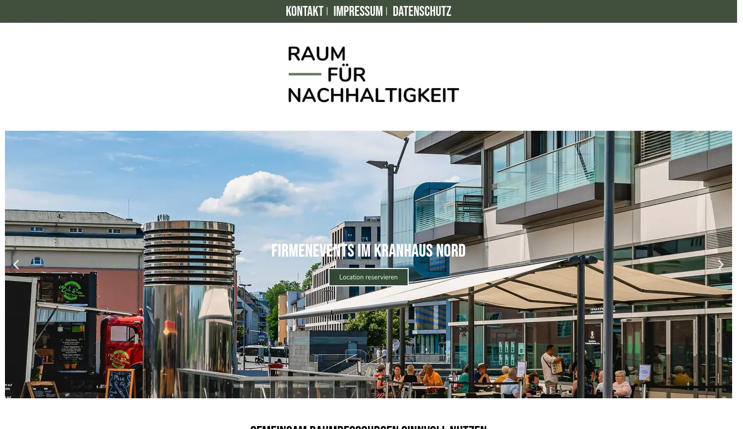 Website der Firma RfN Raum für Nachhaltigkeit UG (haftungsbeschränkt)