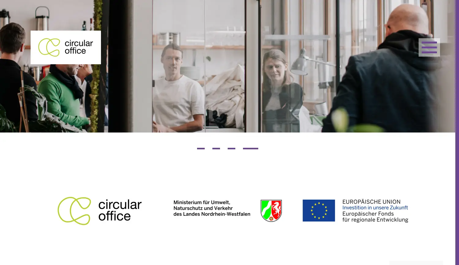 Website der Firma Neue Effizienz gemeinnützige GmbH