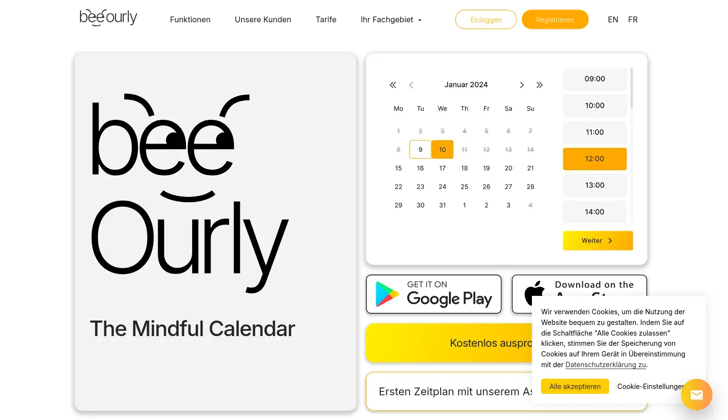 Website der Firma Aixelent GmbH