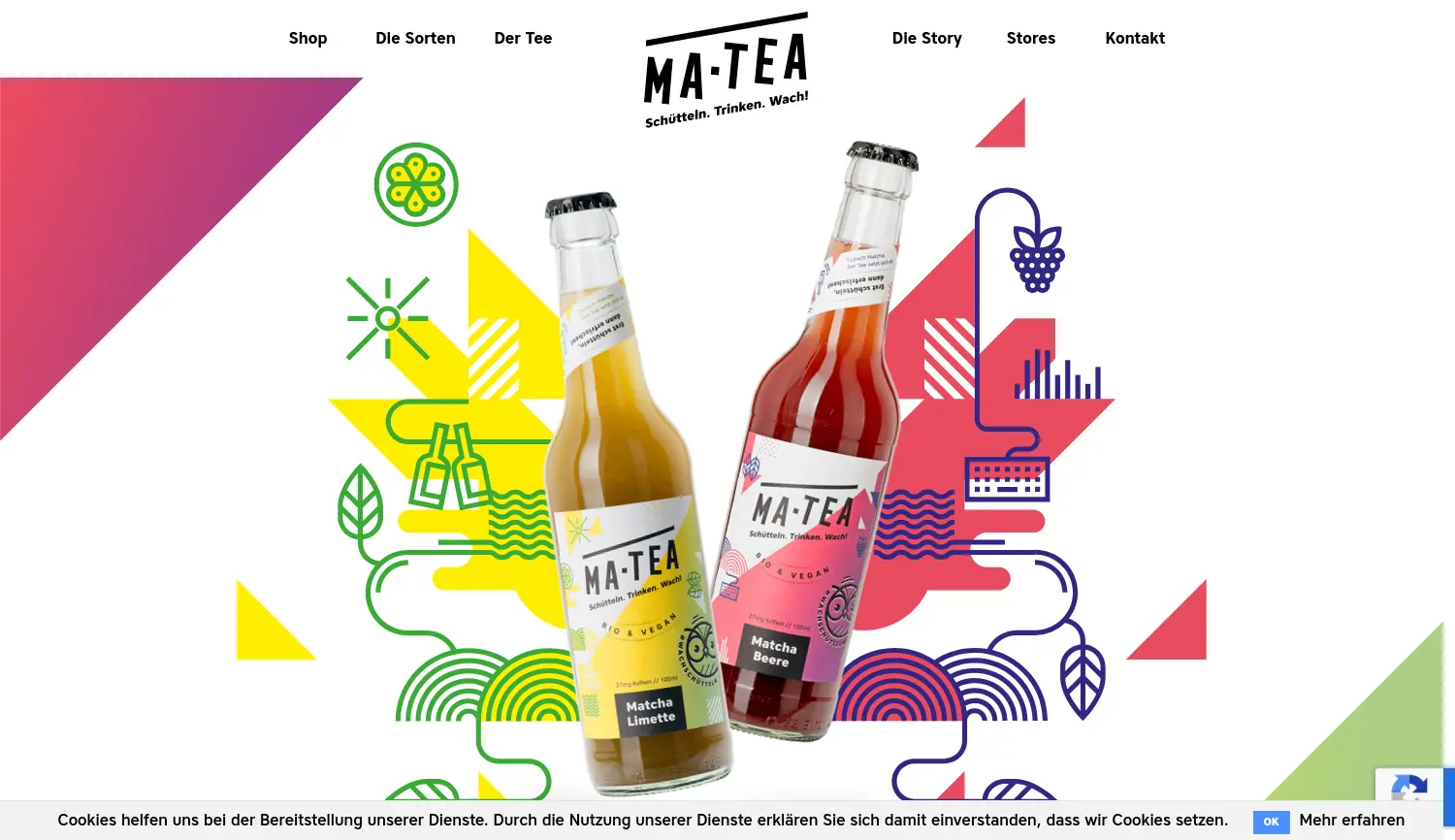 Website der Firma just green GmbH