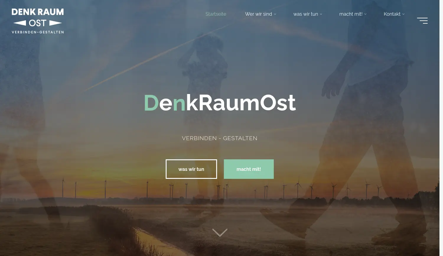 Website der Firma DenkRaumOst gemeinnützige UG (haftungsbeschränkt)