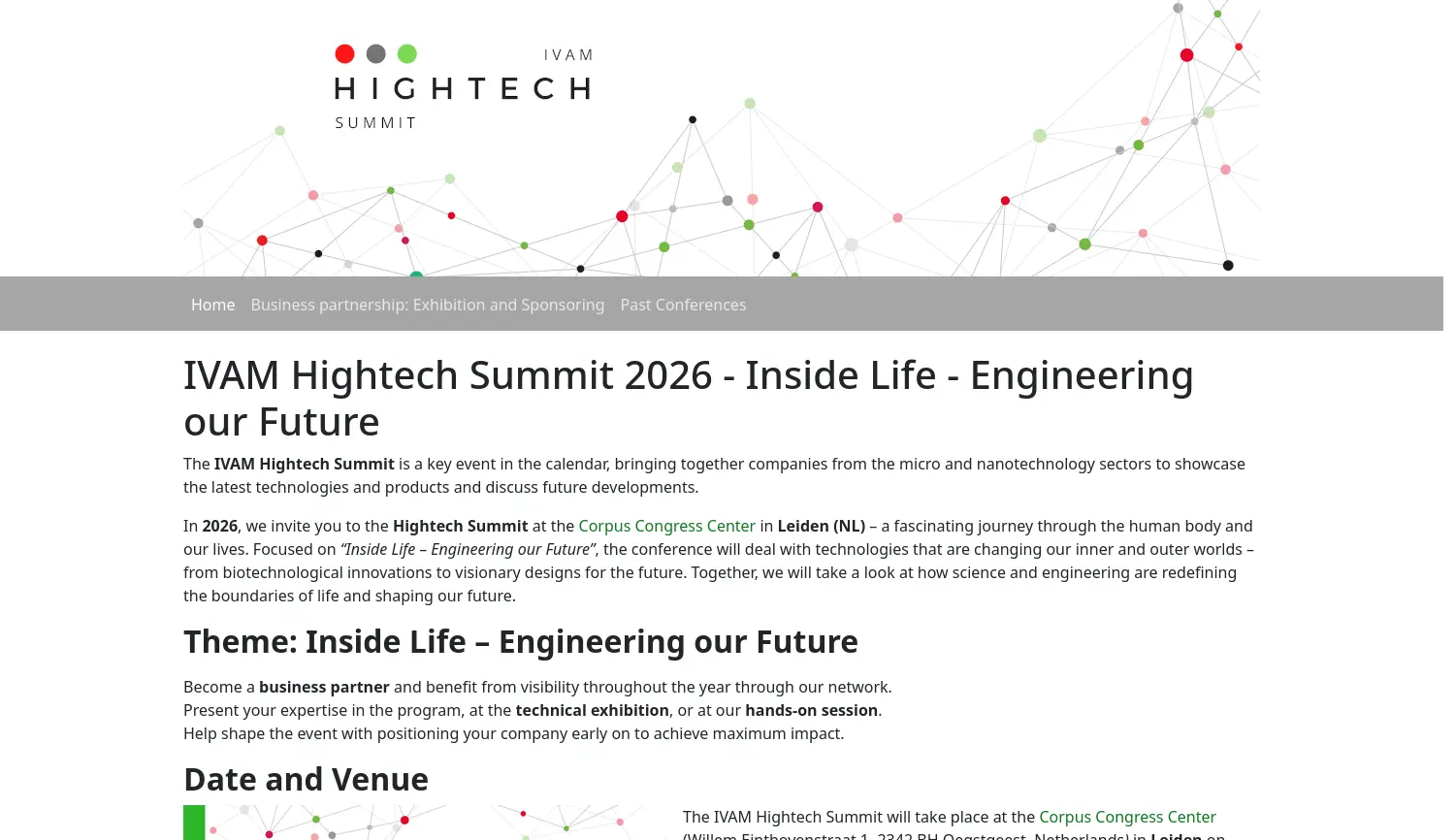 Website der Firma IVAM Service GmbH