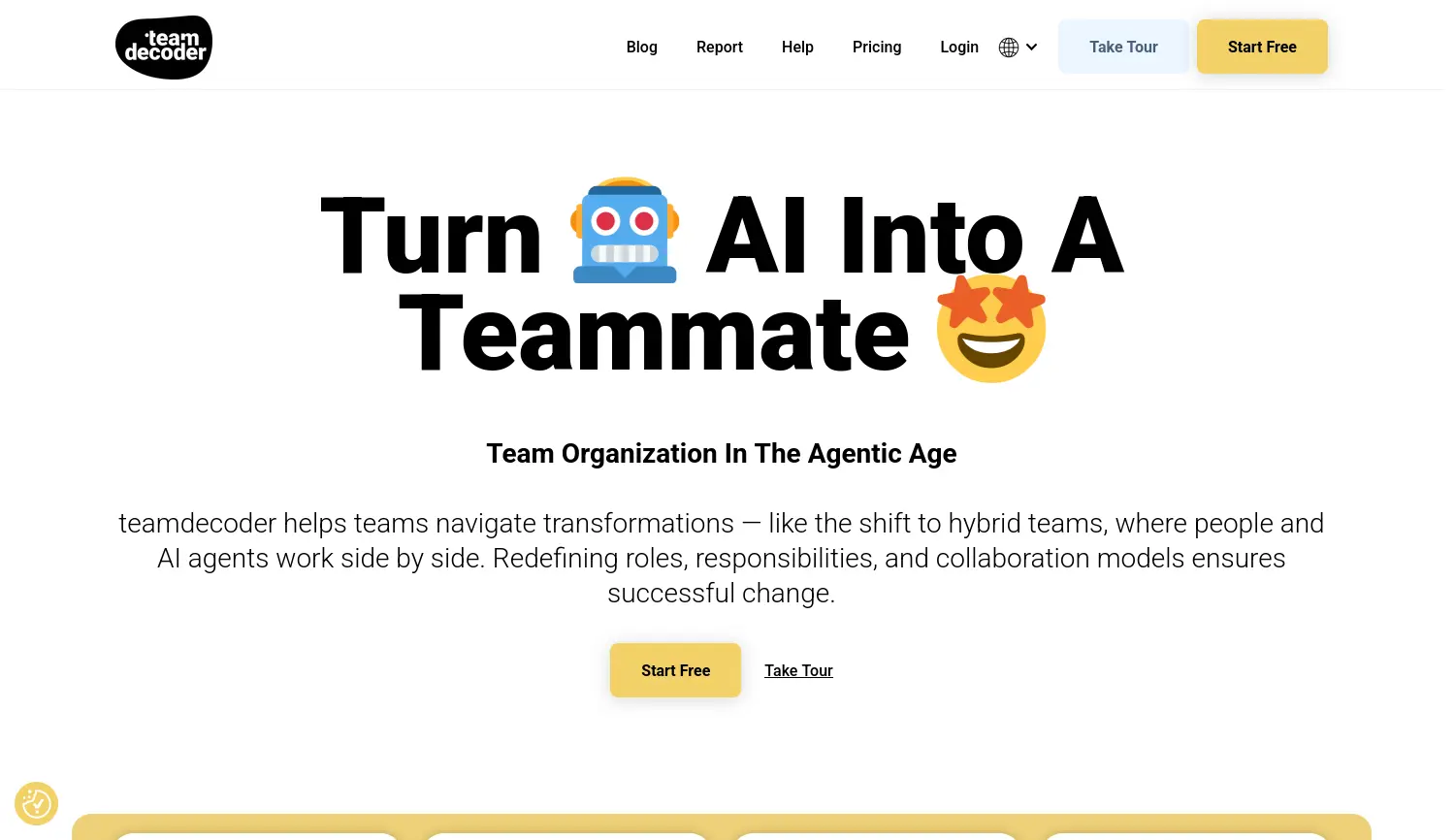 Website der Firma teamdecoder