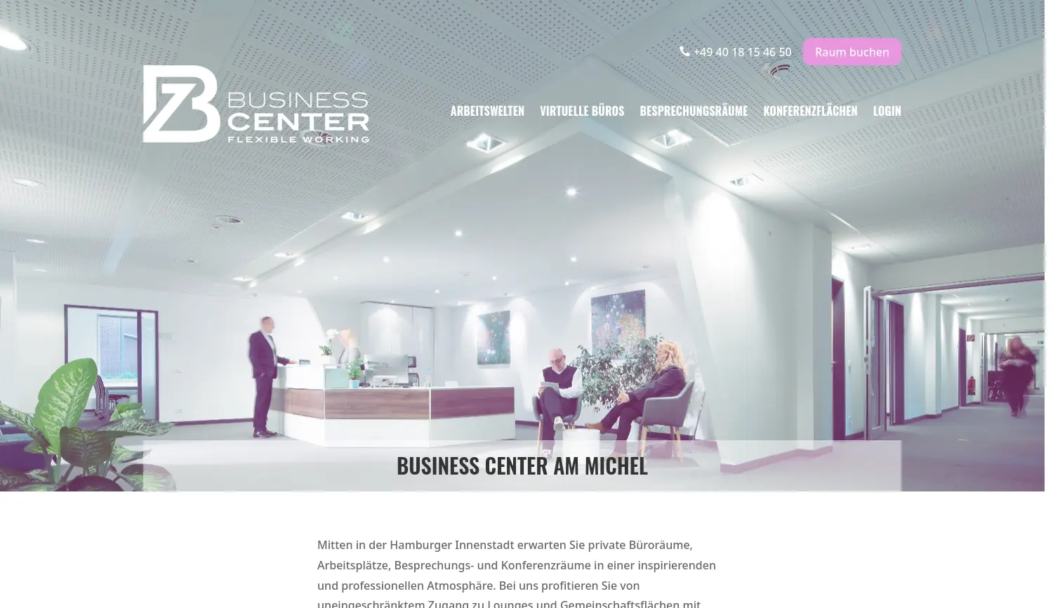 Website der Firma BZ-Beraterzentrum & Service GmbH