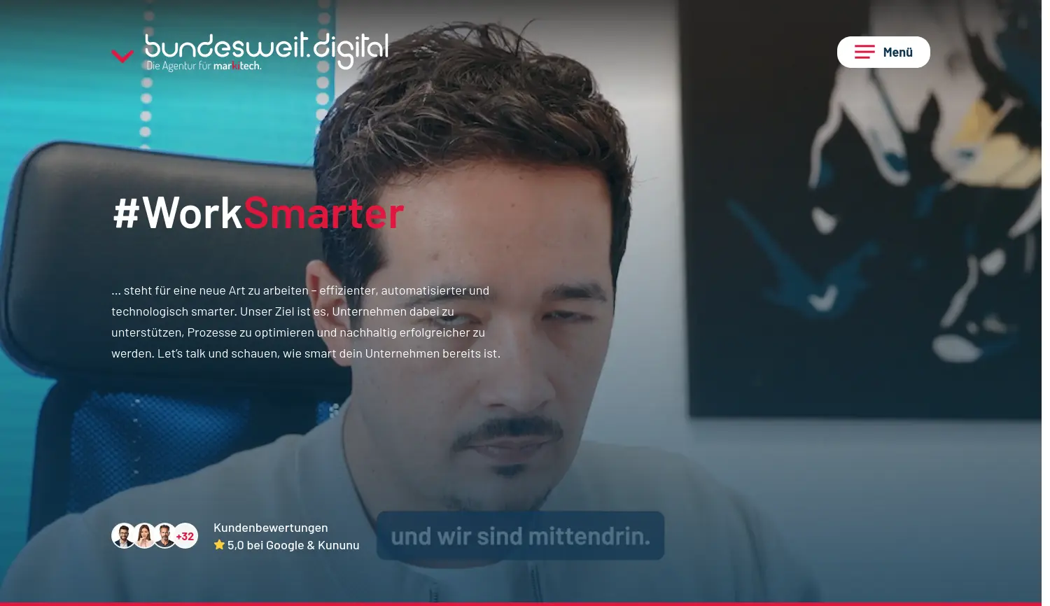 Website der Firma bundesweit.digital GmbH