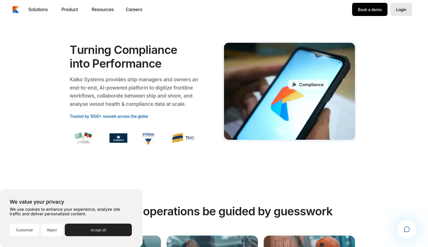 Website der Firma Kaiko Systems GmbH