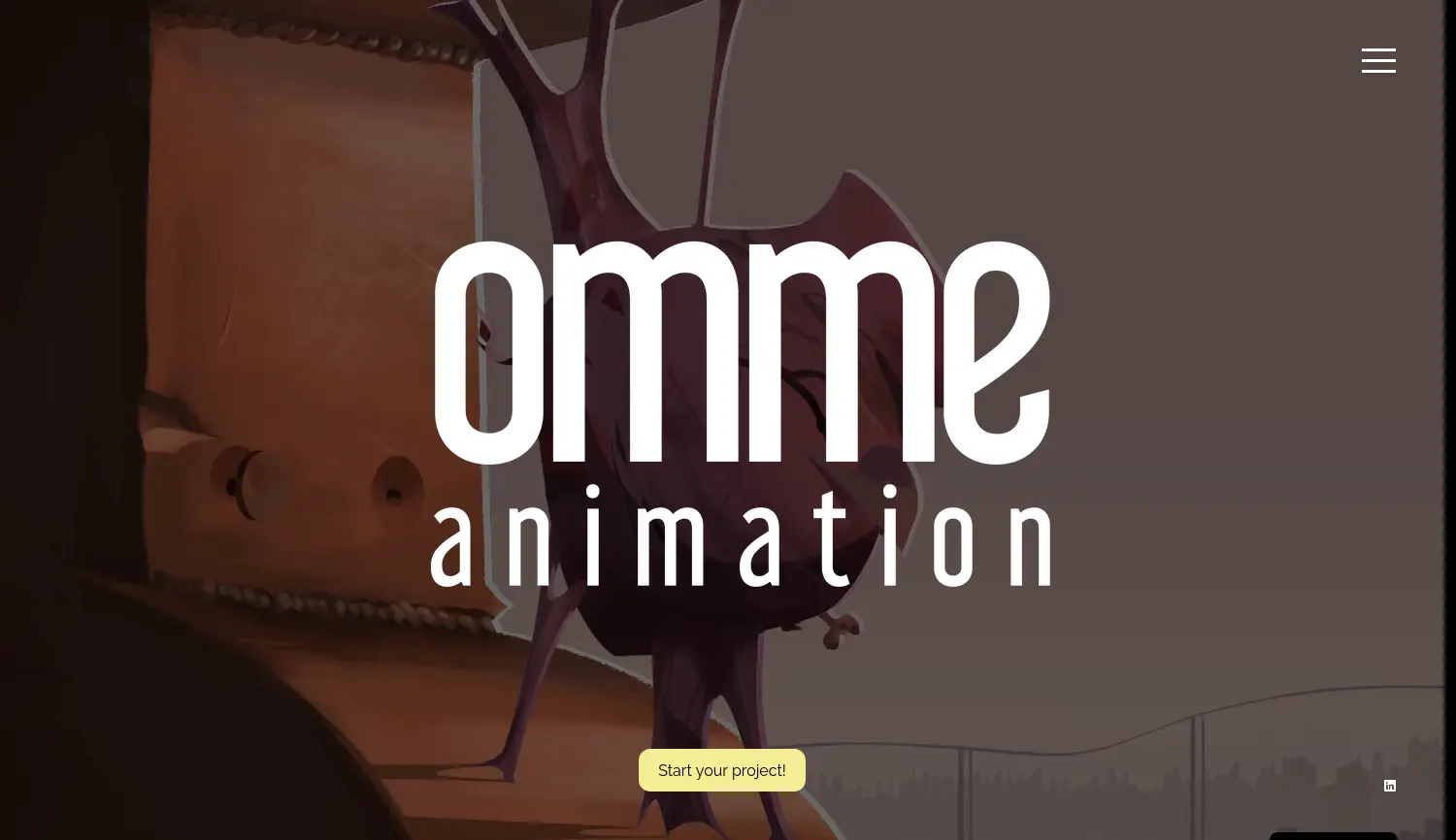Website der Firma Omme Animation