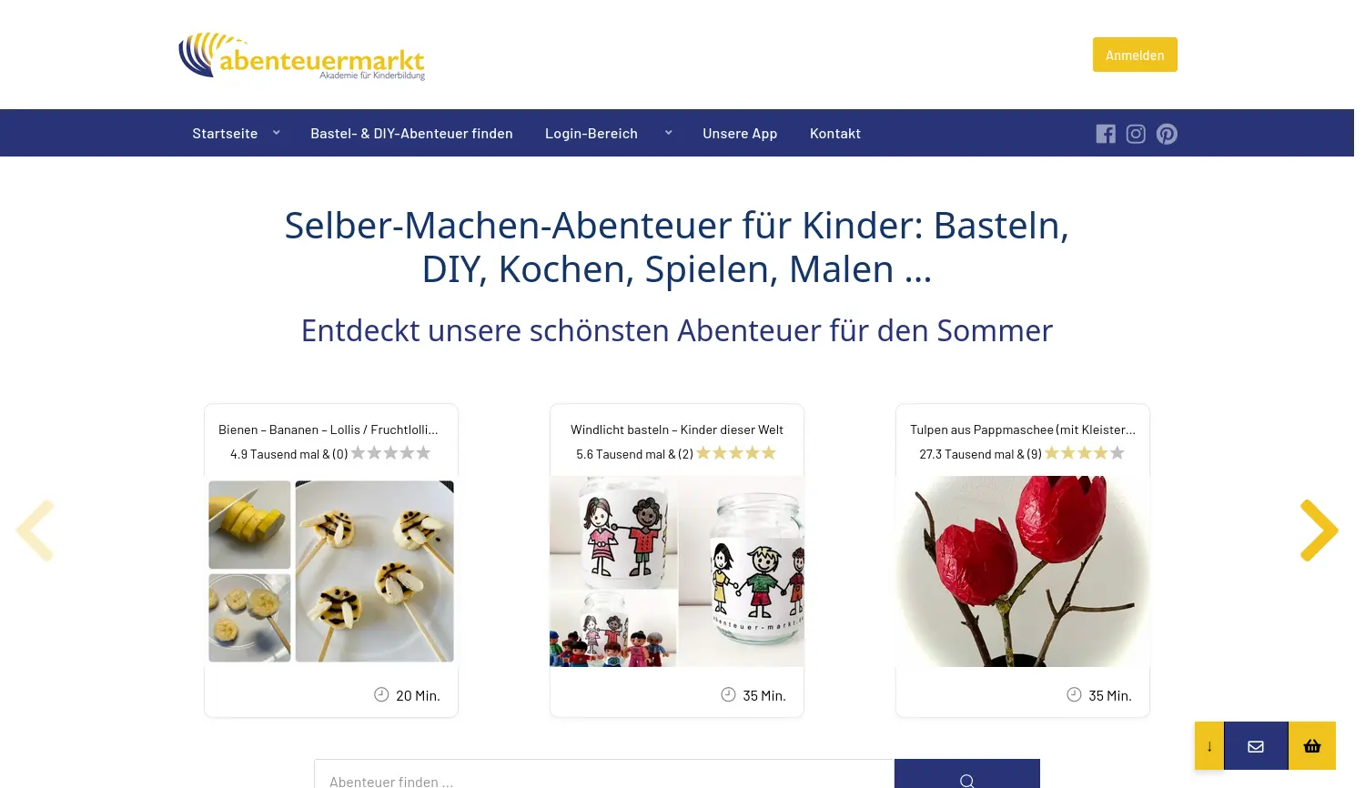 Website der Firma oestreicher GmbH