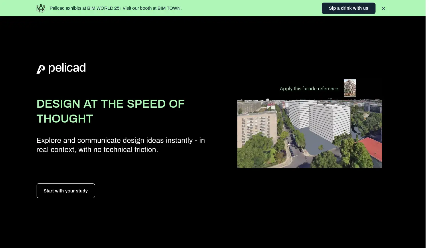 Website der Firma Pelicad GmbH