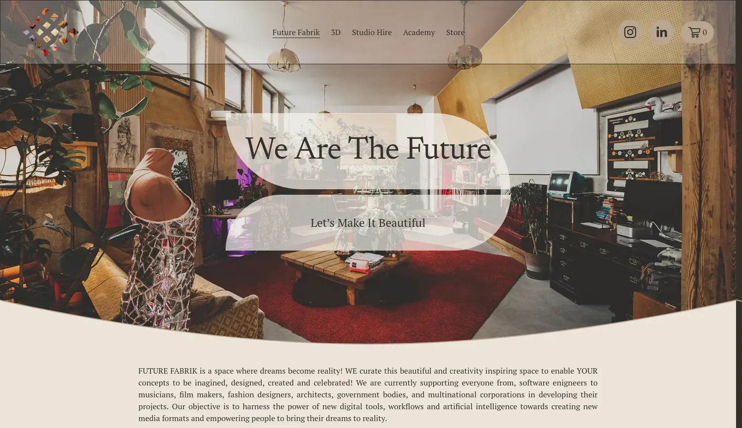 Website der Firma Burnett & Manhardt GbR