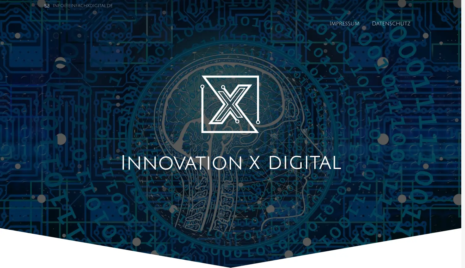 Website der Firma einfach x digital GmbH