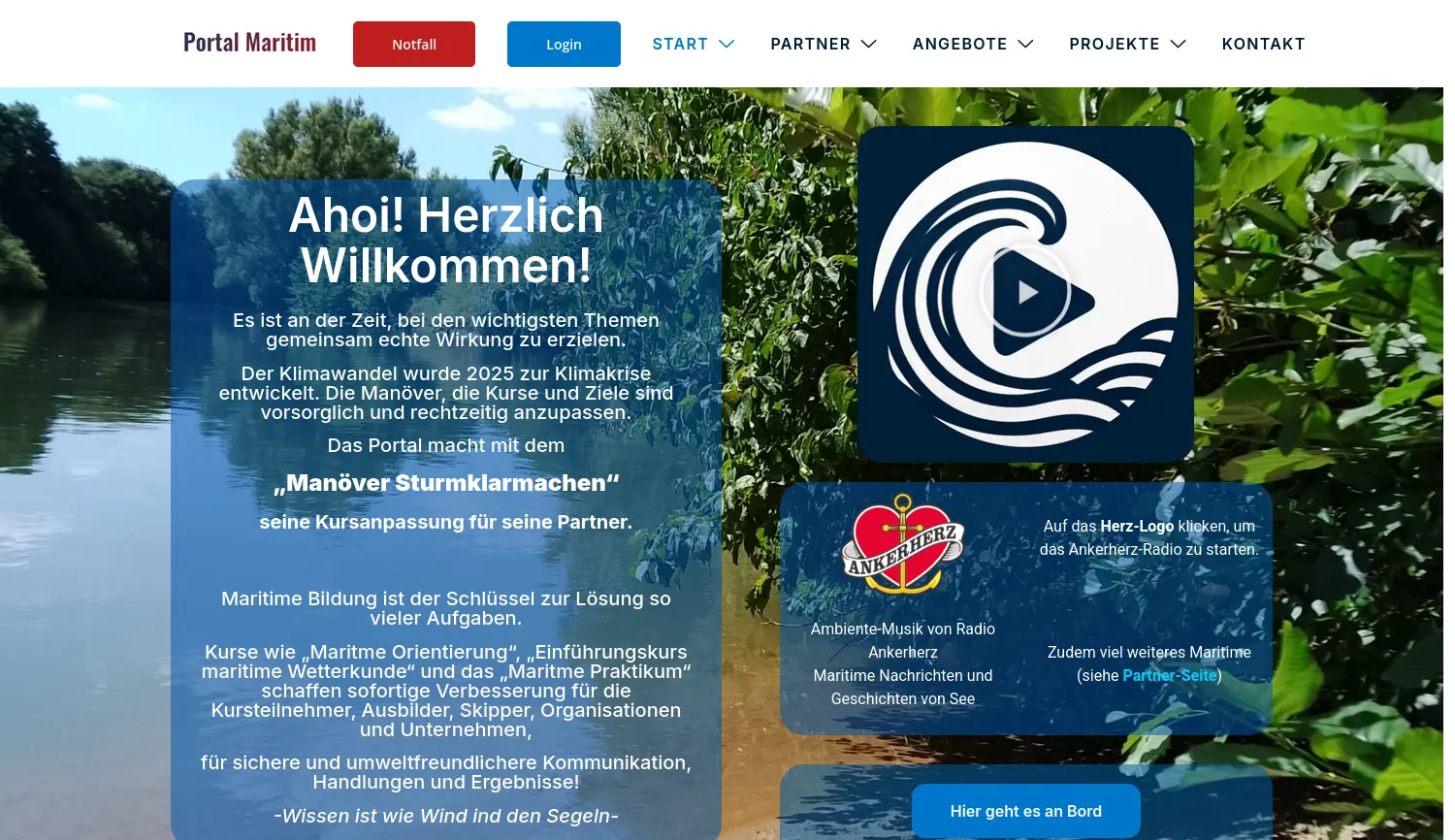 Website der Firma Martin Ross und Simon Veiser