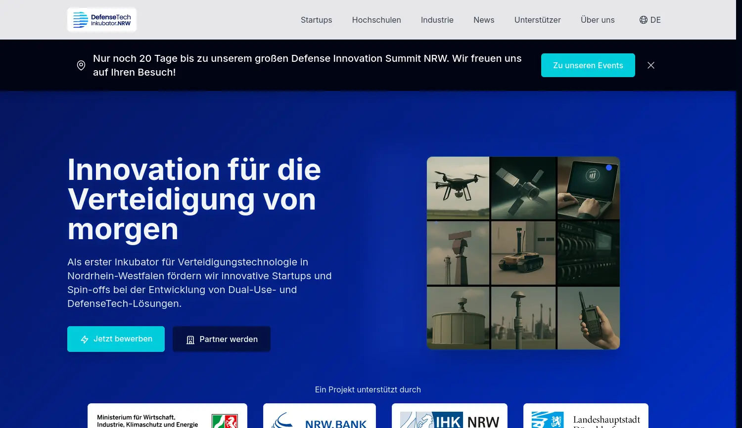 Website der Firma 1stMOVER Management Consulting GmbH
