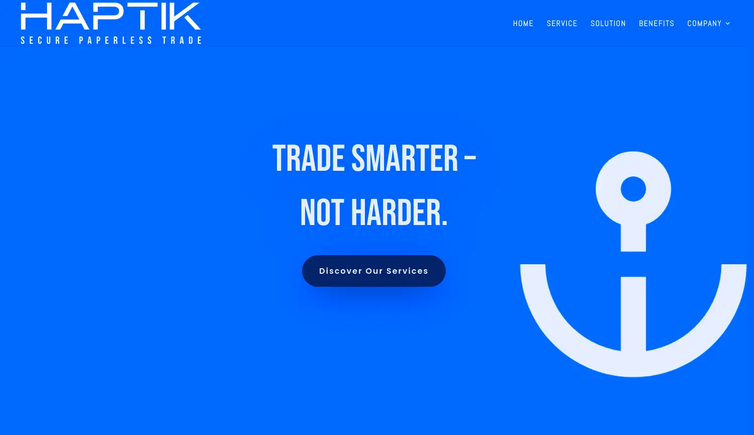 Website der Firma HAPTIK