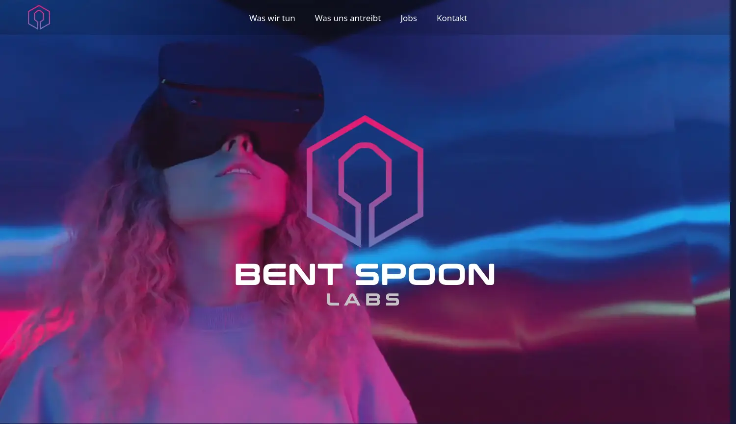 Website der Firma Bent Spoon Labs UG
