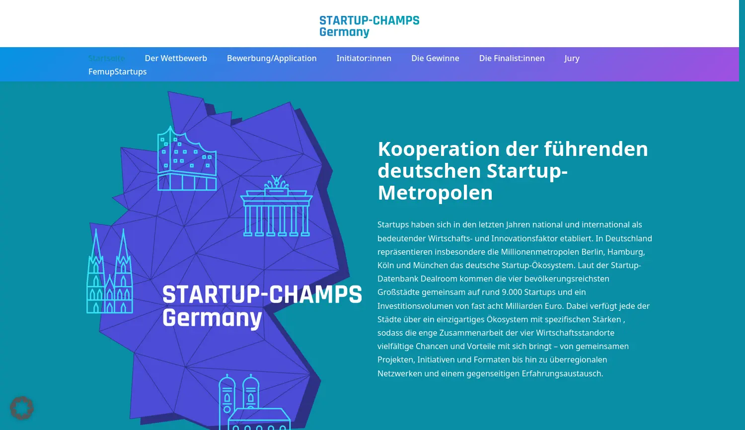 Website der Firma WERK1.Bayern GmbH