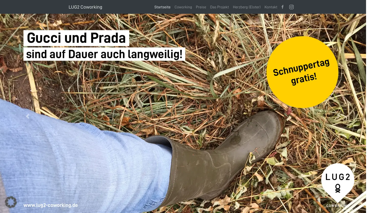 Website der Firma hafenjunge, markus wegner design