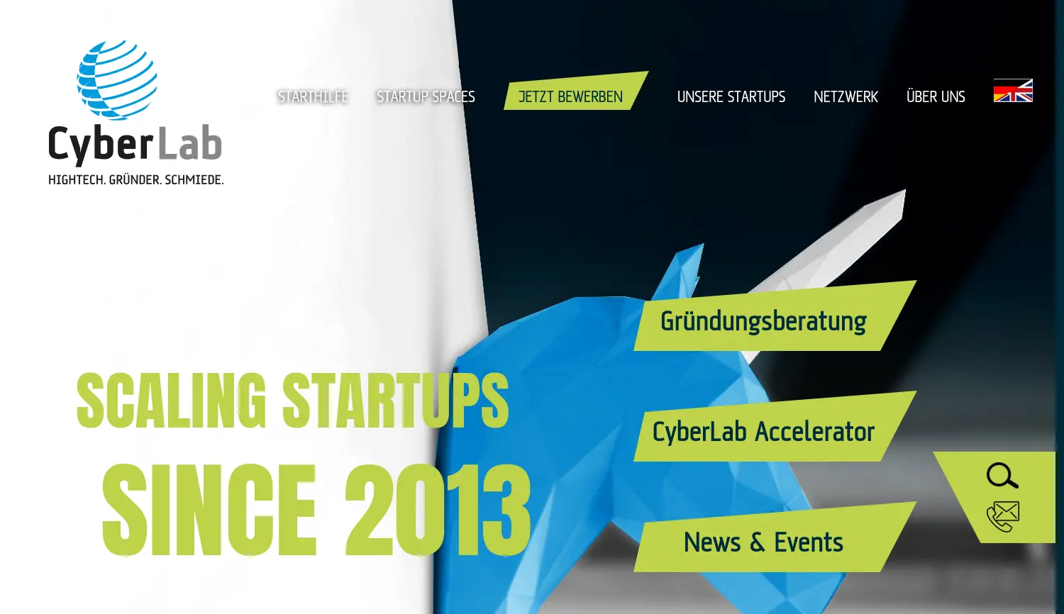 Website der Firma CyberForum e.V.