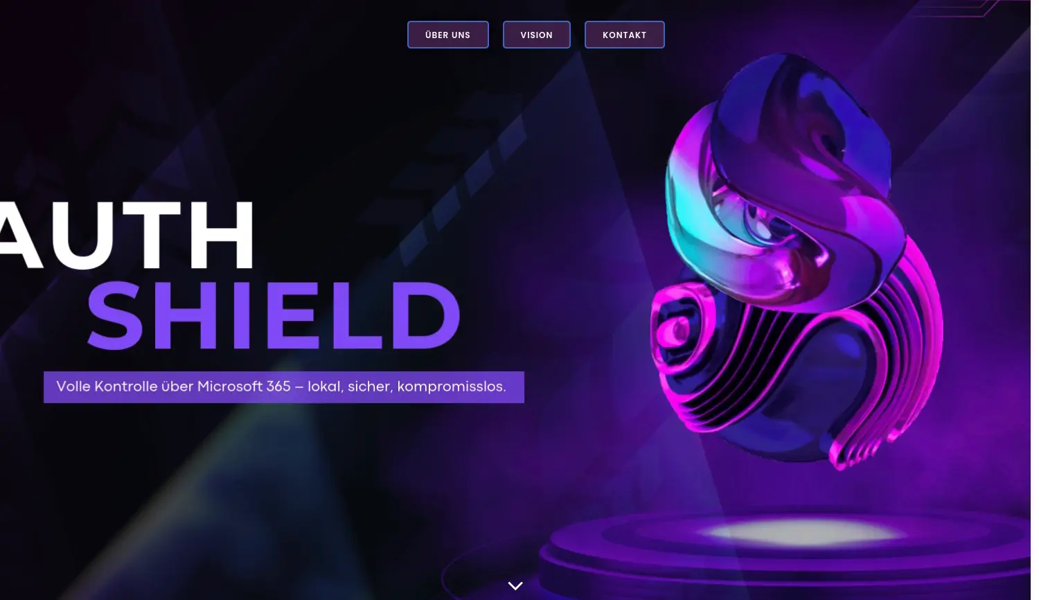 Website der Firma AuthShield Solutions