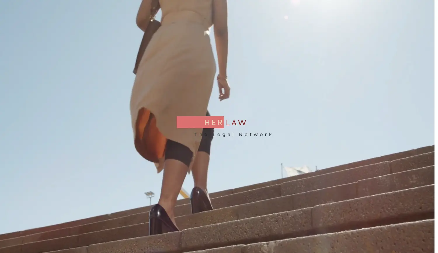 Website der Firma HER LAW