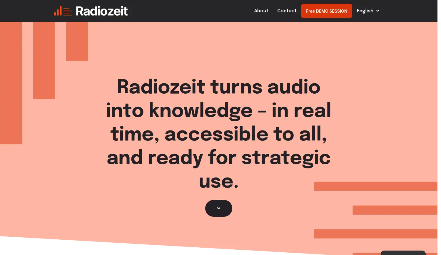 Website der Firma Radiozeit GmbH