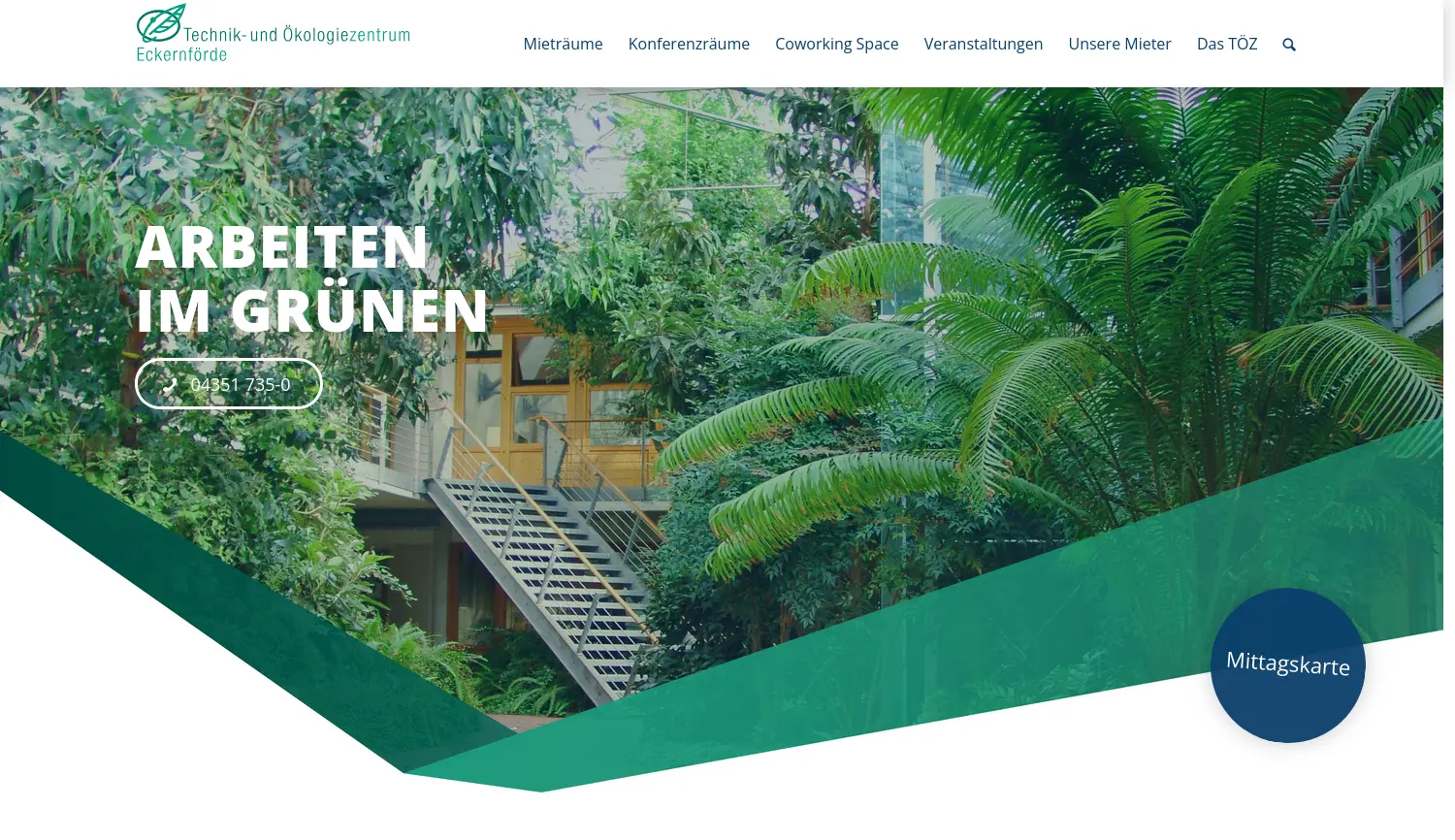 Website der Firma Wirtschaftsförderungsgesellschaft des Kreises Rendsburg-Eckernförde mbH & Co. KG