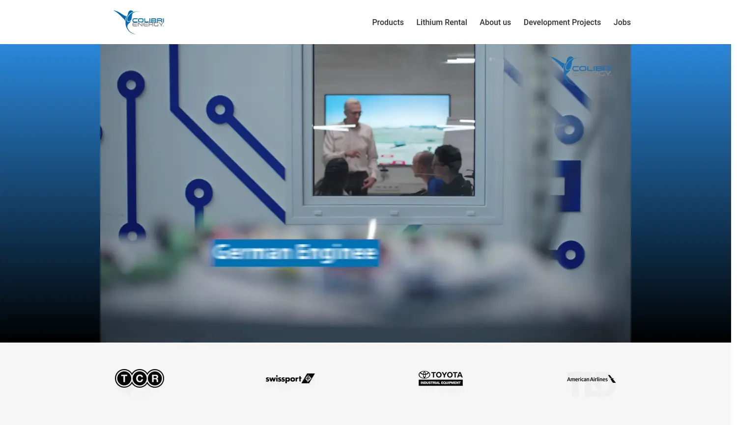 Website der Firma Colibri Energy GmbH