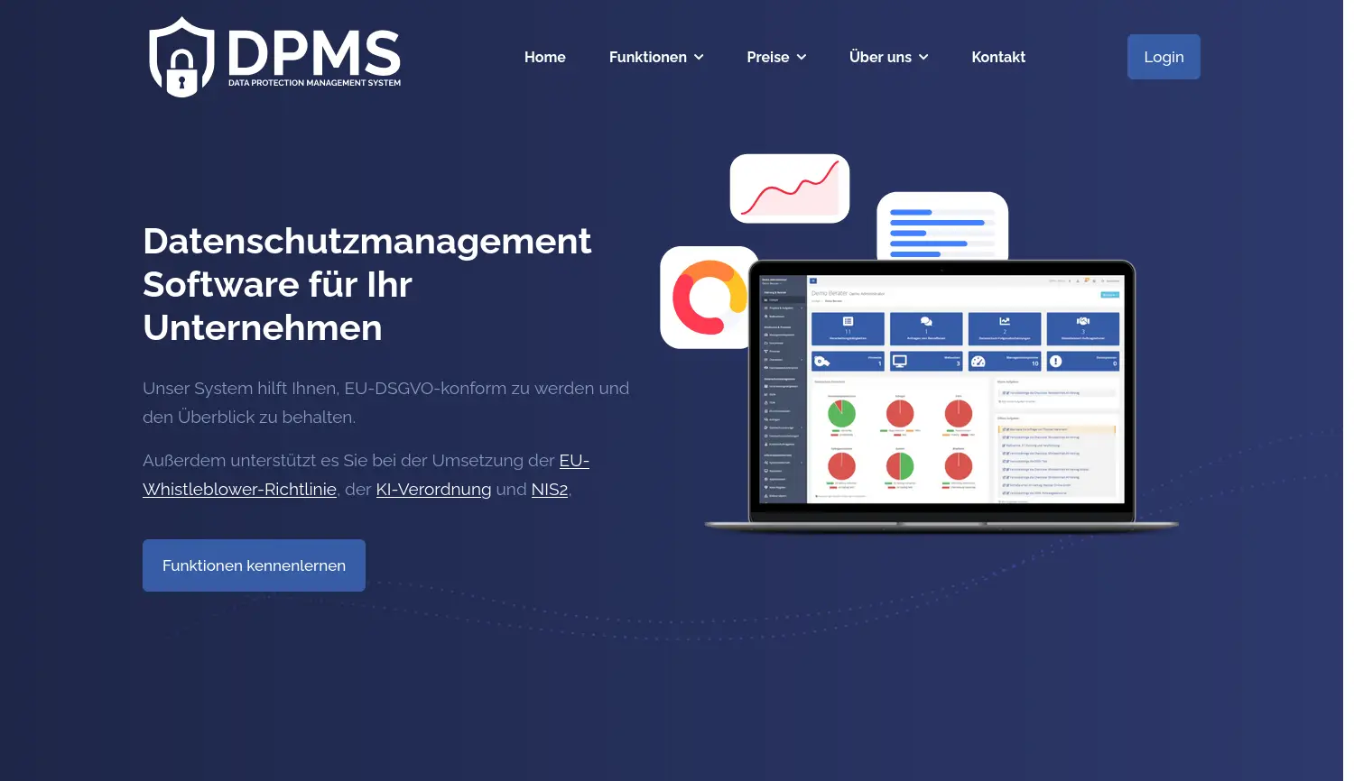 Website der Firma LegalInnovate Technologies GmbH