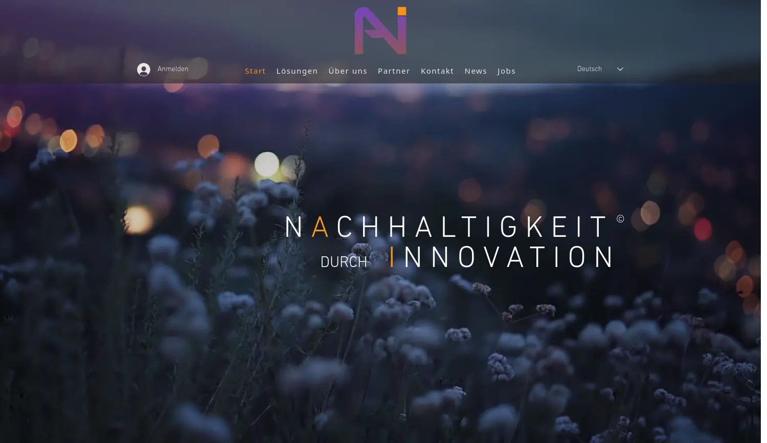 Website der Firma naiture® GmbH & Co. KG