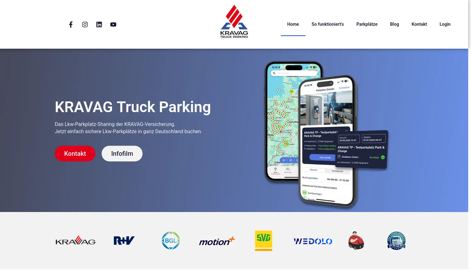 Website der Firma STARTRAIFF GmbH