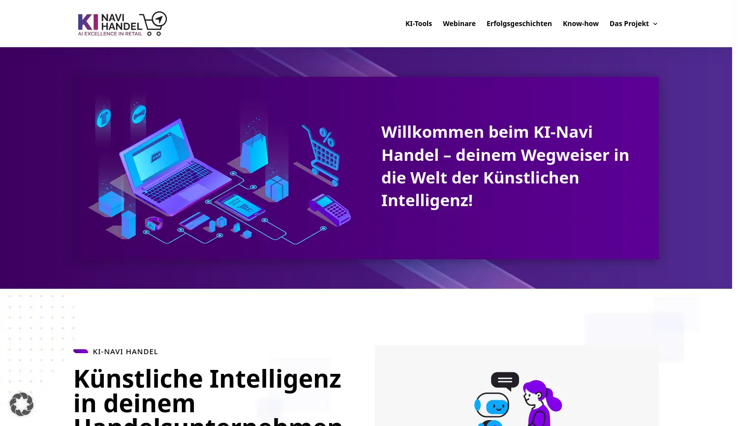 Website der Firma gmvteam GmbH