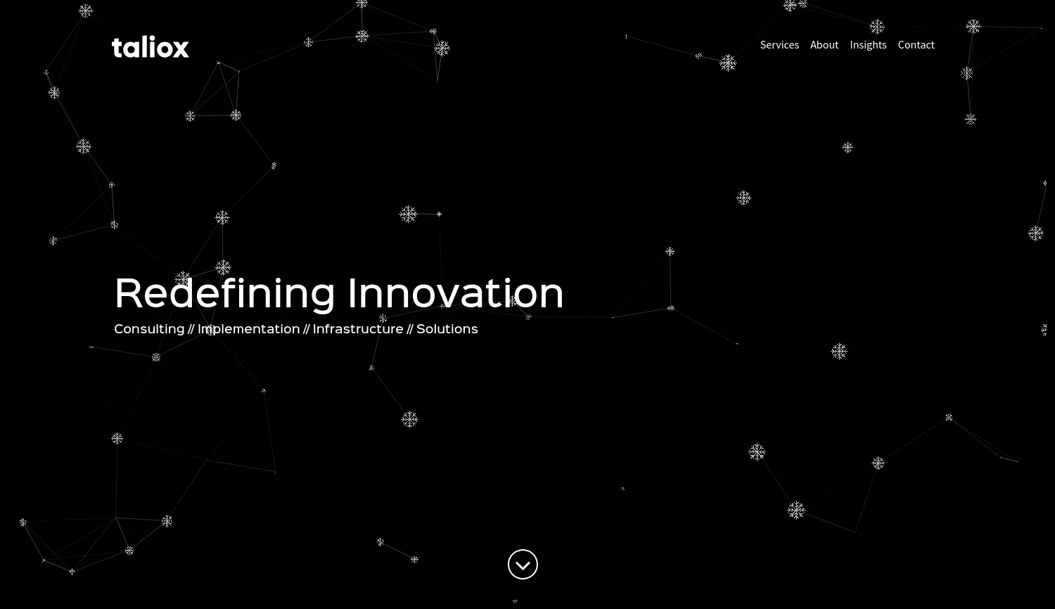 Website der Firma taliox GmbH