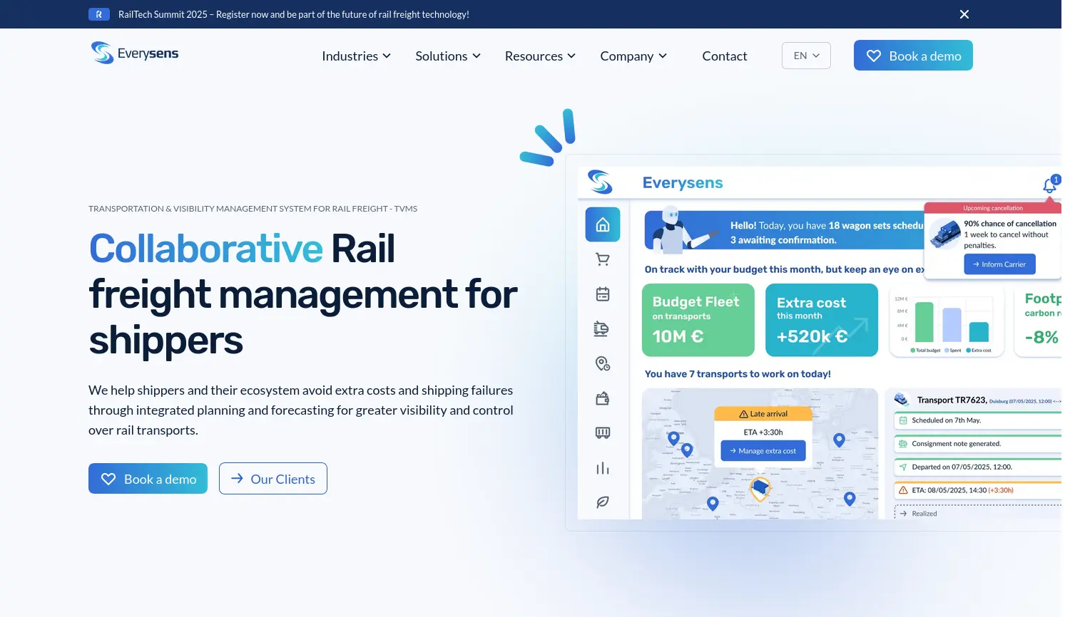 Website der Firma Everysens