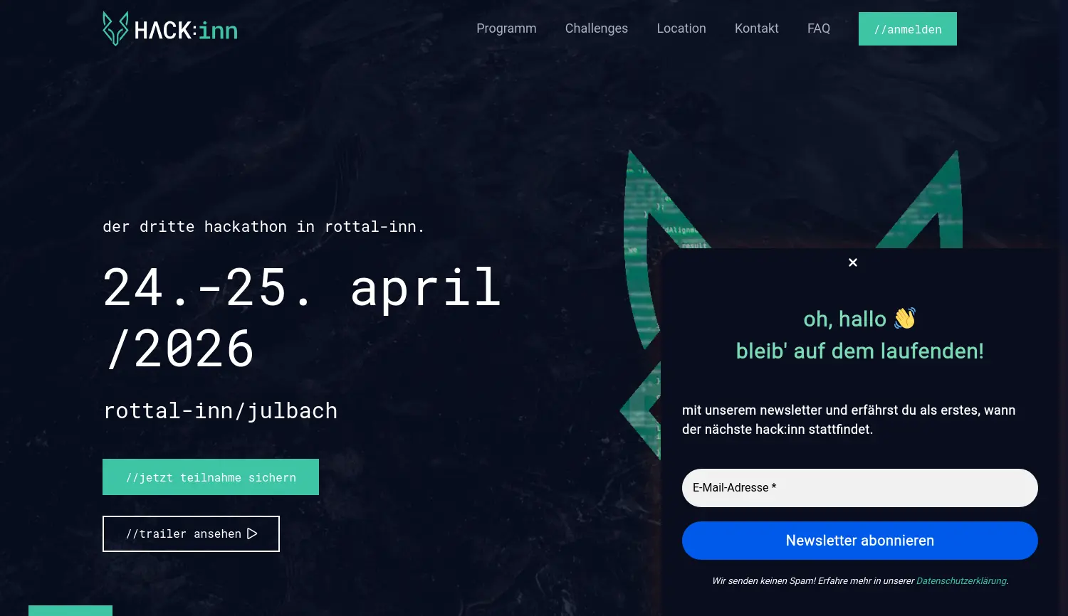 Website der Firma GreG Rottal-Inn e.V.