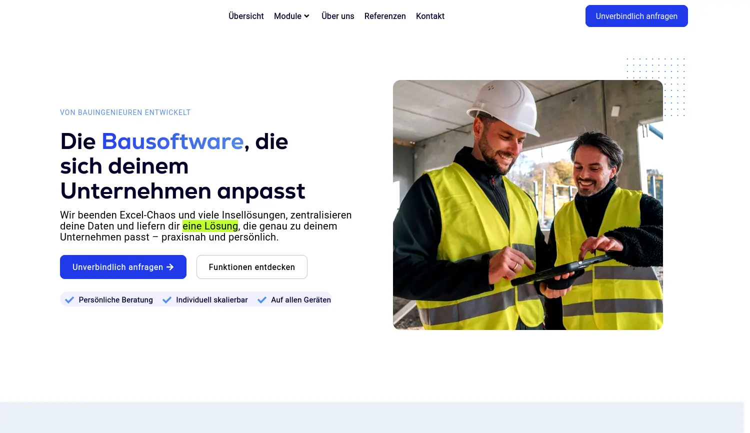 Website der Firma Digital vereinfacht GmbH