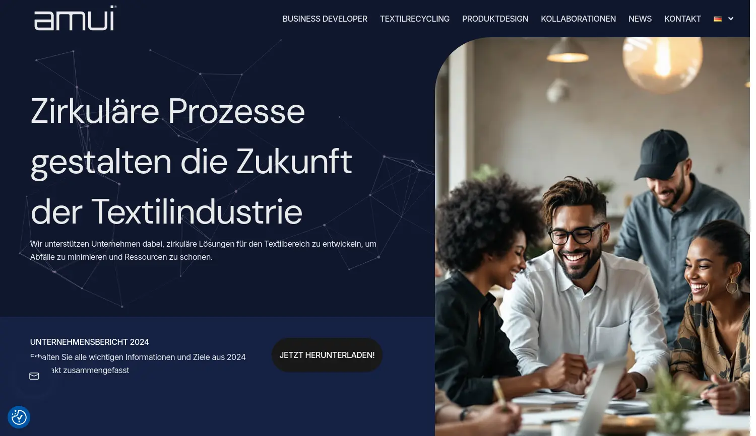 Website der Firma Amui U.G. (haftungsbeschränkt)