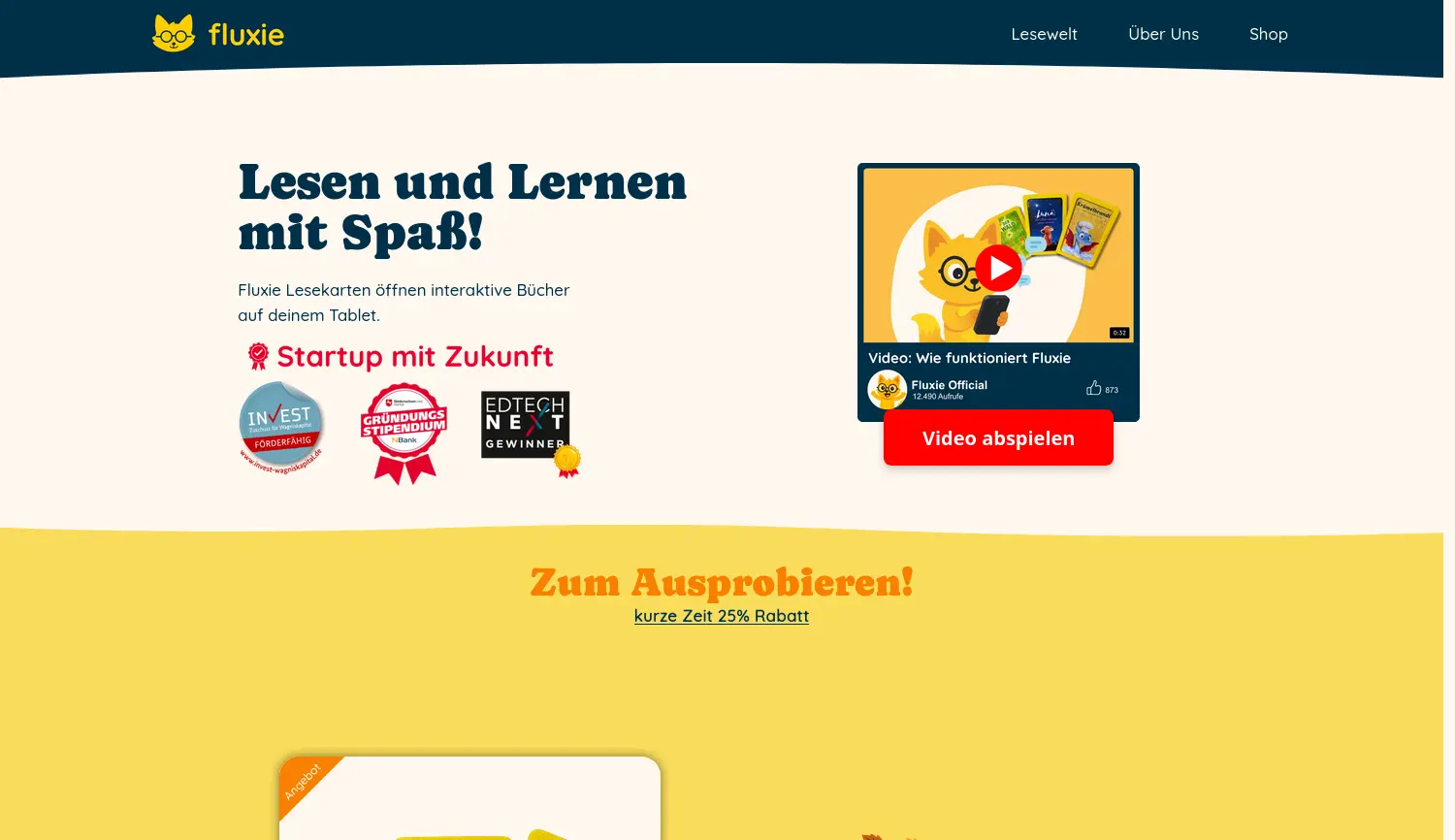 Website der Firma Fluxie Solutions UG (haftungsbeschränkt)