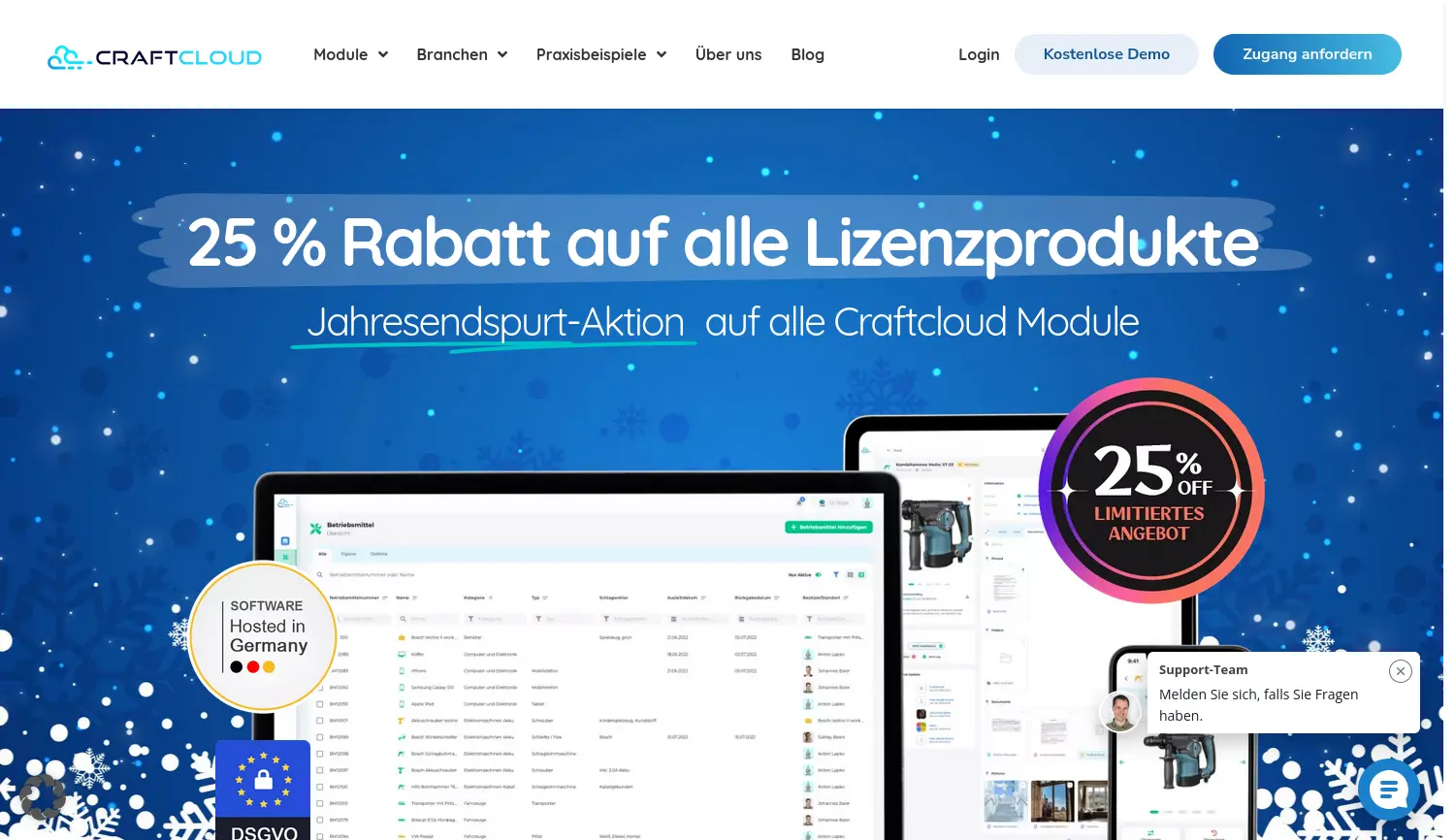 Website der Firma Craftcloud