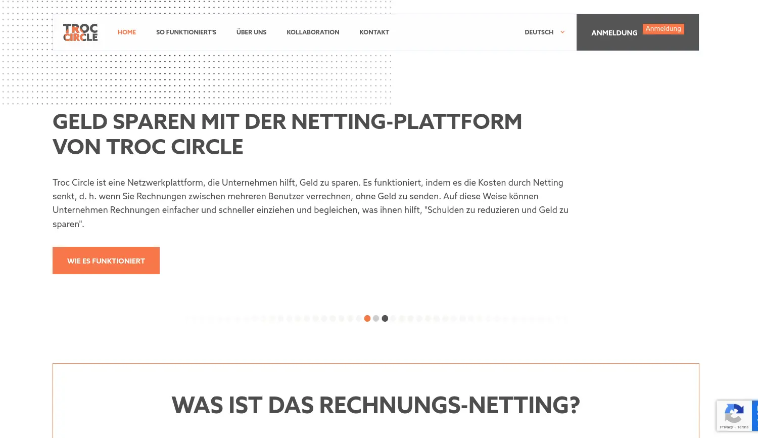 Website der Firma Troc Circle UG (haftungsbeschränkt)