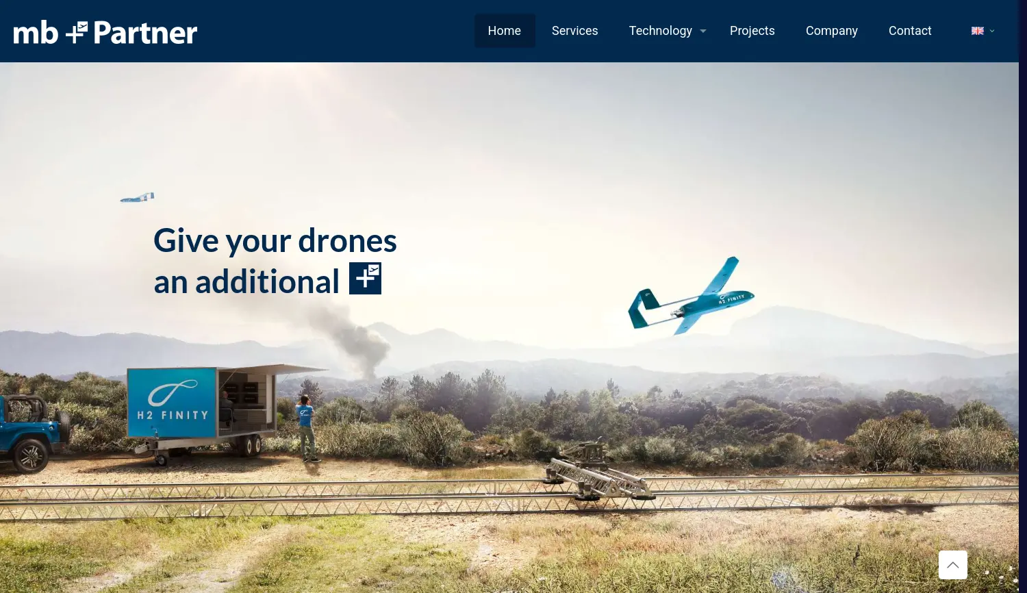 Website der Firma Ingenieure Marquardt & Binnebesel, Partnerschaft mbB, Luftfahrt-Technologie