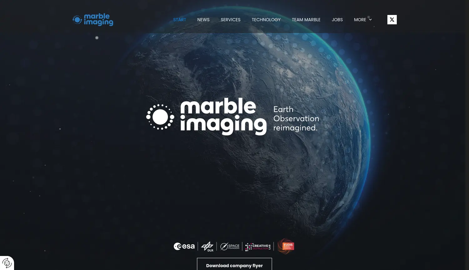 Website der Firma Marble Imaging GmbH