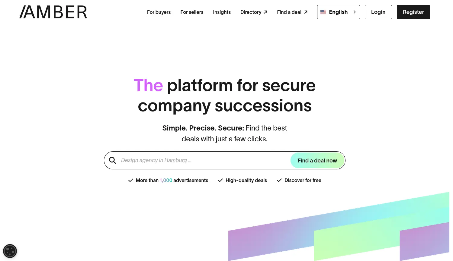 Website der Firma DEALCIRCLE GmbH