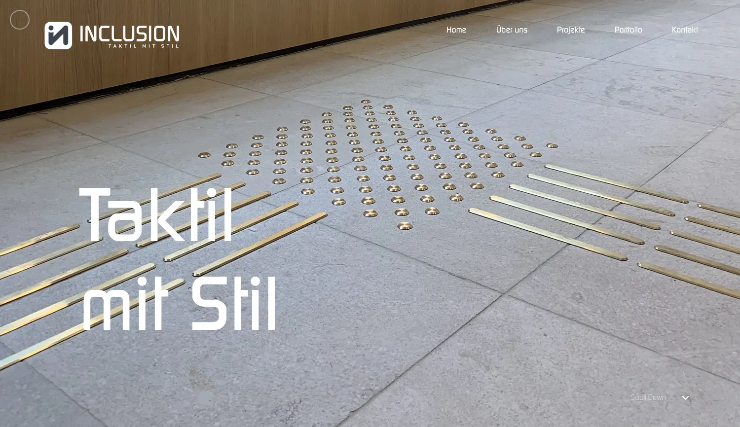 Website der Firma inclusion GmbH