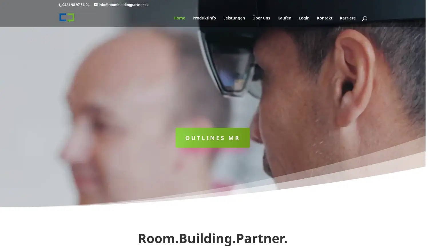 Website der Firma Room.Building.Partner GmbH & Co. KG