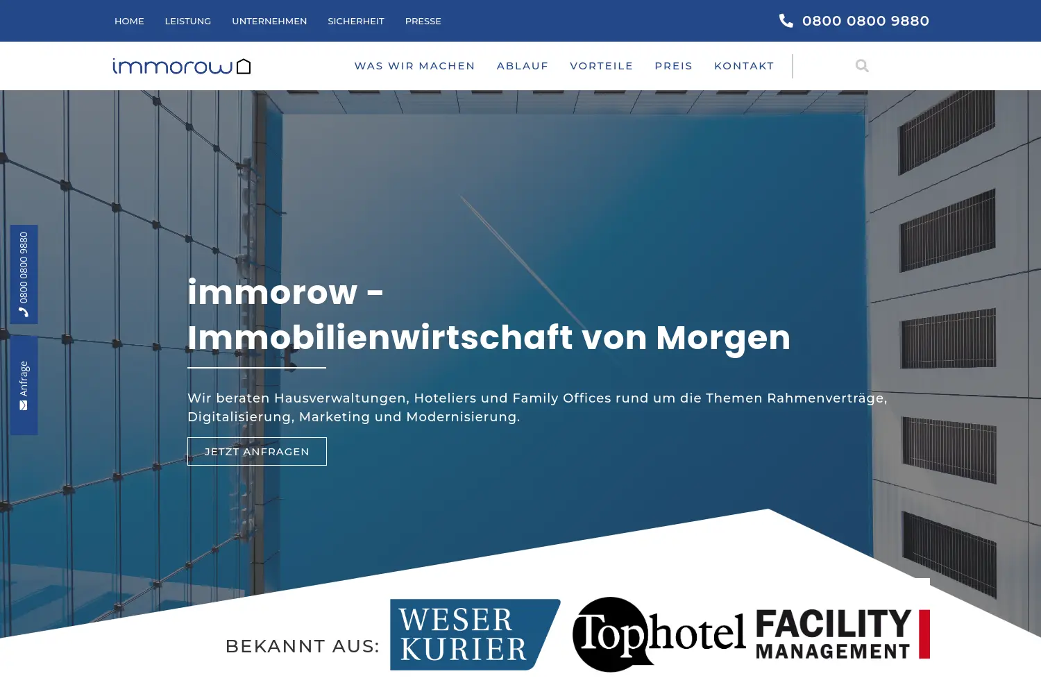 Website der Firma EINFACHSPAREN24 GmbH