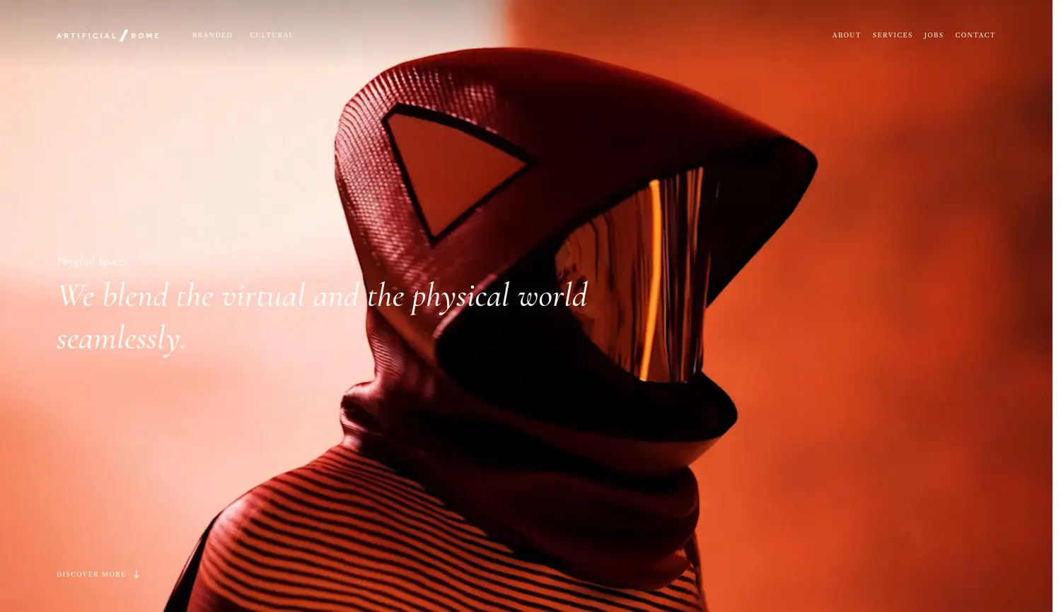 Website der Firma Artificial Rome GmbH
