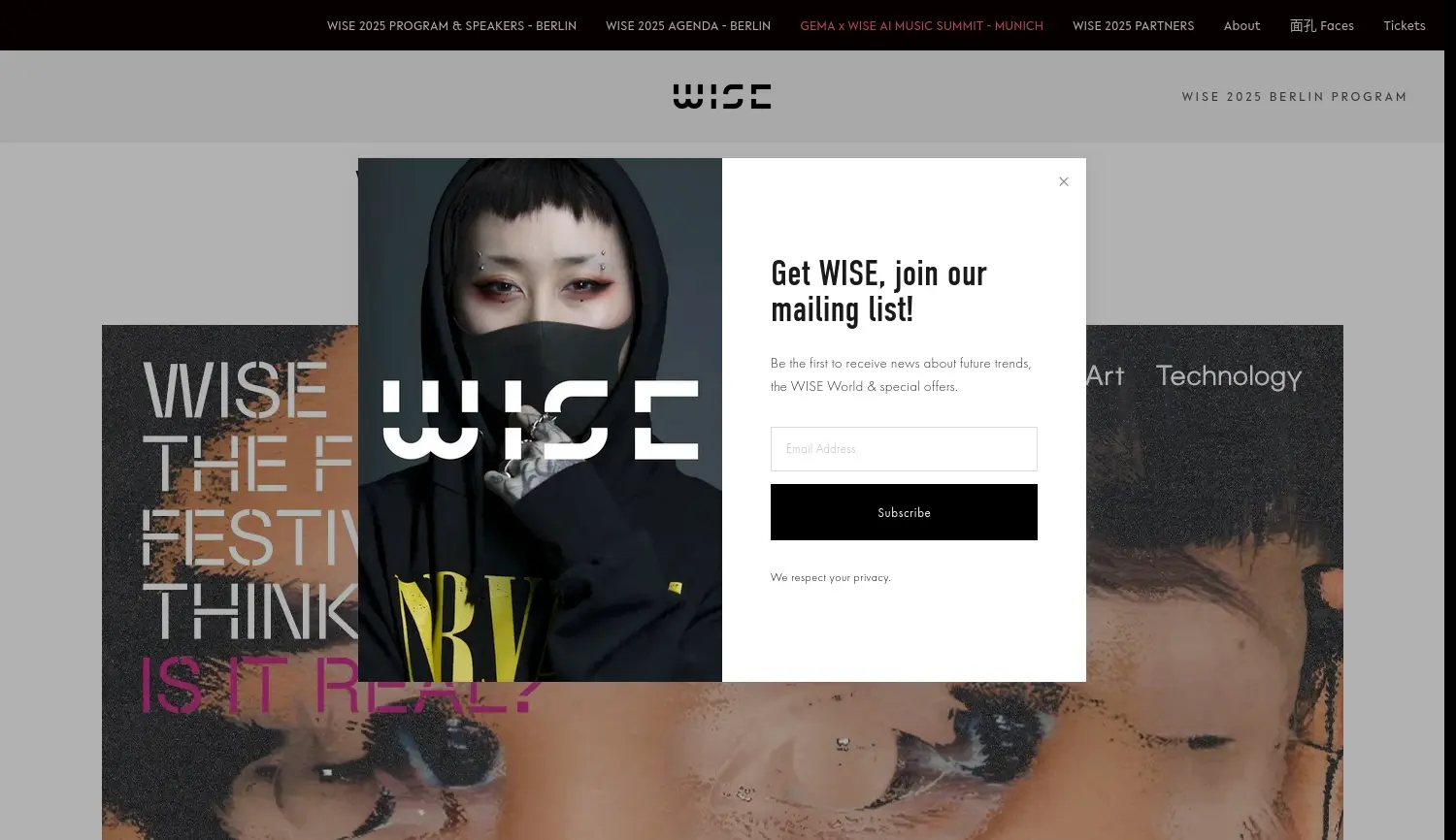 Website der Firma WISE | Philipp Grefer