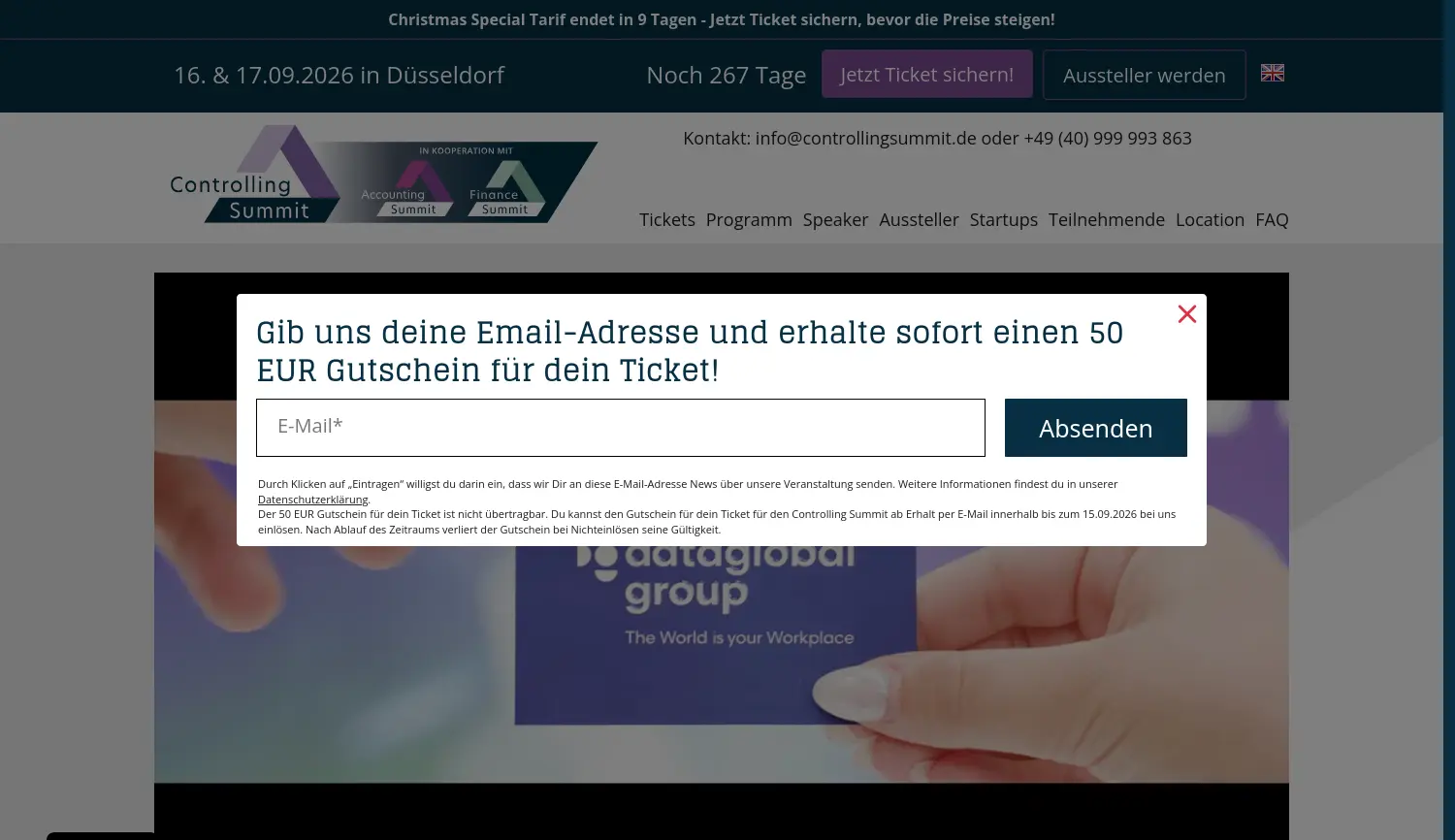 Website der Firma Trailblazer Summits GmbH
