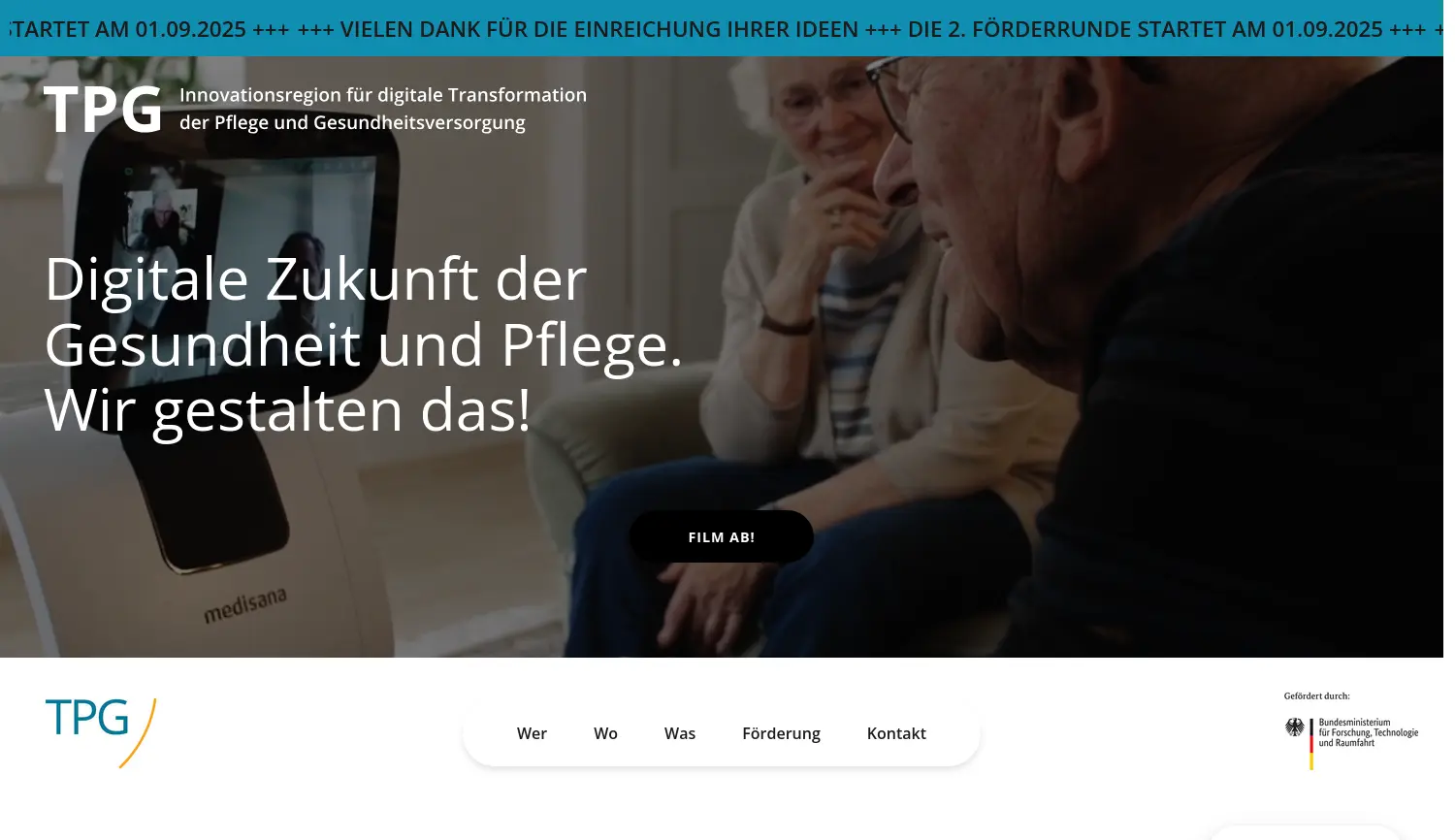 Website der Firma Martin-Luther-Universität Halle-Wittenberg